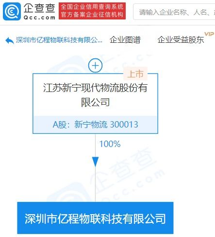 新寧物流成立物聯科技新公司，注冊資本1億元布局物聯網技術服務